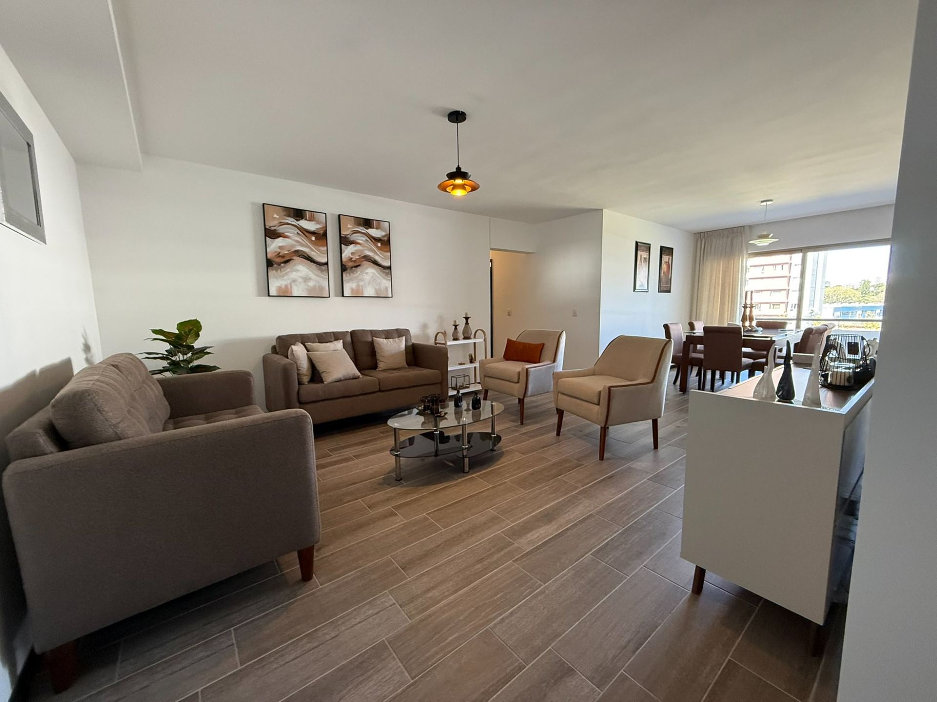 Sala de estar — apartamento amueblado Segheria Zona 14