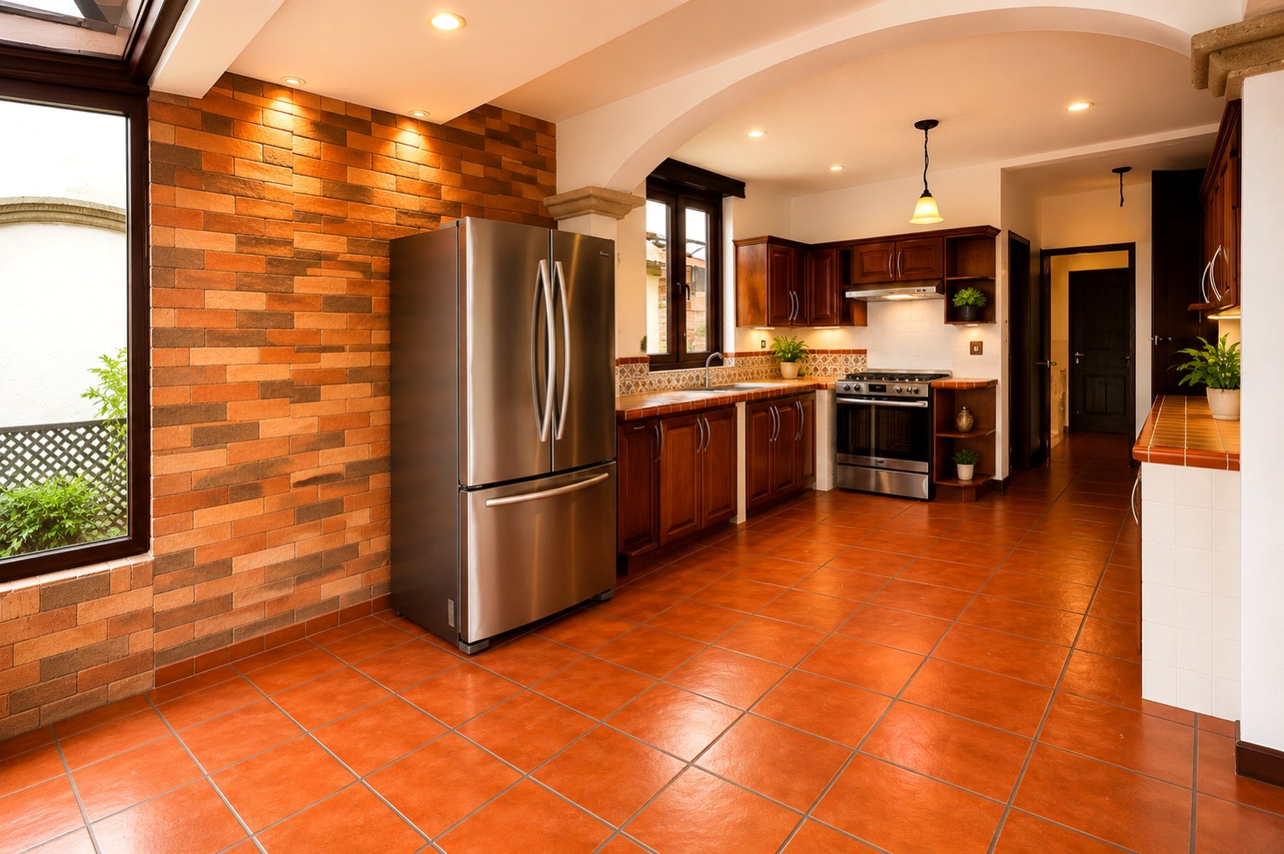Cocina equipada con pantry